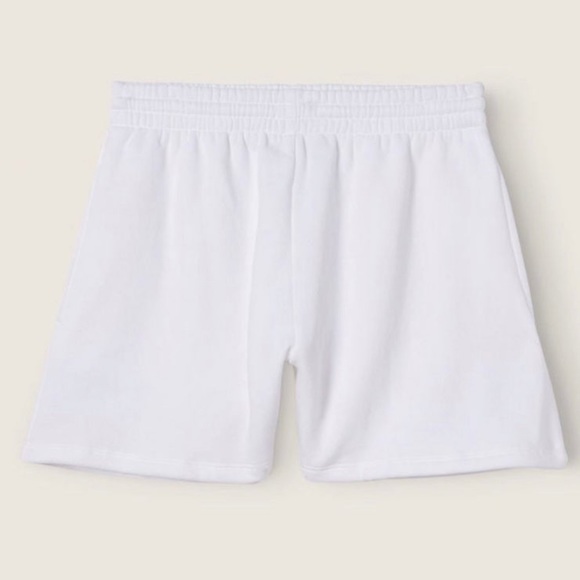 NWT PINK High Waist CAMPUS Sweat Shorts SMALL - Picture 3 of 7